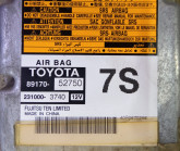 89170-52750 FUJITSU TEN 231000-3740- 93C56 _ 7S ( 93C56 CLEAR )